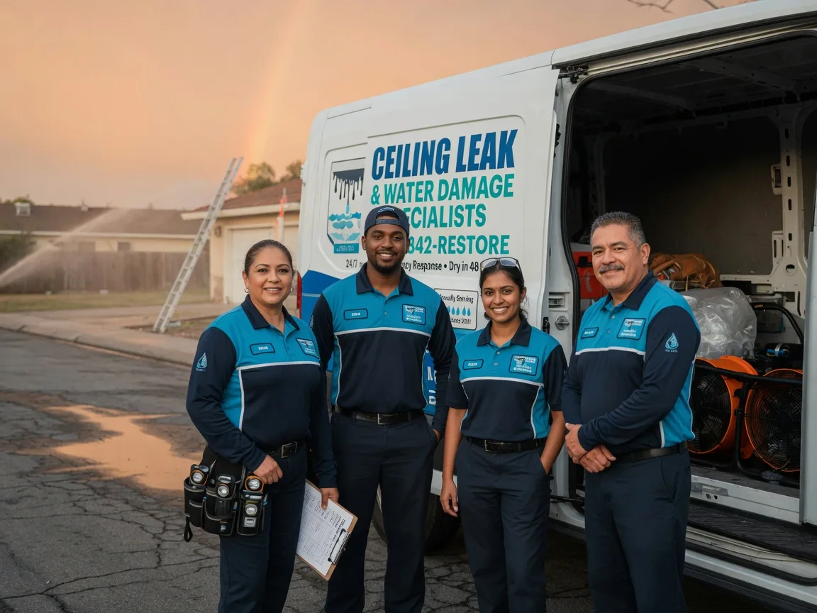 Ceiling Leak Cleanup company in Thomasboro, IL